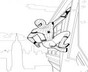 Coloriage spider man homecoming