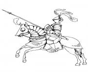 Coloriage chevaliers hd