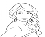 Coloriage taylor swift