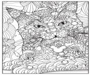 Coloriage chat maine coon adulte animaux