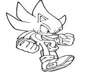 Coloriage captivating classic sonic