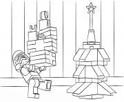 Coloriage lego star wars clone christmas
