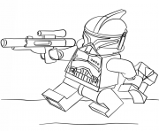 Coloriage lego star wars clone trooper