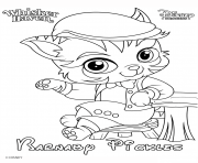 Coloriage whisker haven barnaby pickles disney