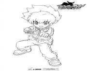 Coloriage beyblade player 3