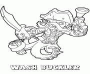 Coloriage skylanders swap force water first edition wash buckler