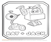 Coloriage Rusty Rivets Ray and Jack Coloring Page