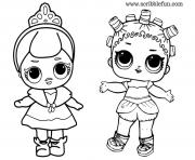 Coloriage Lol dolls cute baby princess