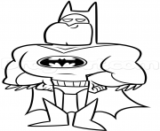 Coloriage batman from teen titans go