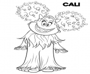 Coloriage yeti et compagnie Cali Cute Yet