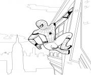 Coloriage spider man homecoming