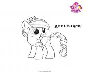 Coloriage Applejack Crystal Empire My little pony
