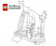 Coloriage lego juniors the princess play castle