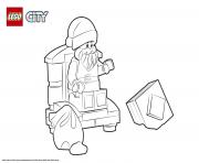 Coloriage Lego City Santa Claus