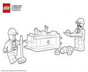 Coloriage Lego City Garbage Truck