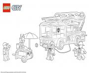 Coloriage Lego City Fire Station