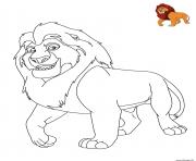 Coloriage le roi lion disney