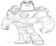 Coloriage buzz lightyear Toy Story
