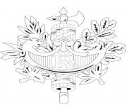 Coloriage embleme officieux de la republique francaise