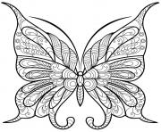 Coloriage papillon insecte jolis motifs 9