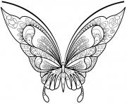 Coloriage papillon insecte jolis motifs 7