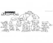 Coloriage Gulli Les personnages de Sonic Boom
