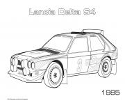 Coloriage Lancia Delta S4 1985