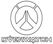 Coloriage overwatch Logo