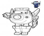 Coloriage police robot