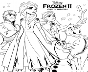 Coloriage Disney Frozen 2
