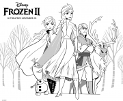 Coloriage Frozen 2 Princess Girls