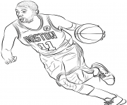 Coloriage kyrie irving