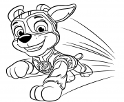 Coloriage super patrouille Mighty Pups Chase