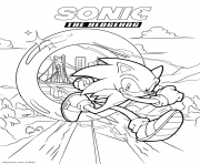 Coloriage Sonic The Hedgehog Movie 2020
