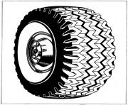 Coloriage roy lichtenstein tire 1962