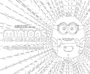 Coloriage minions 2 the rise of Gru summer 2021