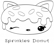 Coloriage sprinkles donut