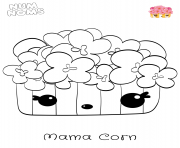 Coloriage Num Noms Mama Corn from Season 2