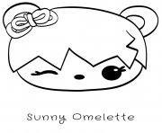 Coloriage sunny omelette