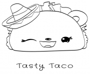Coloriage Tasty Taco Num Noms