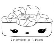 Coloriage frenchie fries