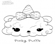 Coloriage Pinky Puffs from Num Noms Series 2