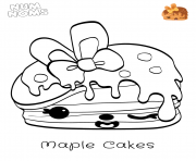Coloriage Maple Cakes from Num Noms 2