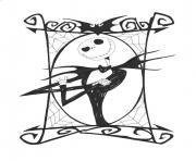 Coloriage nightmare before christmas