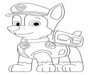 Coloriage Chase berger allemand