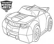 Coloriage Transformers Rescue Bots Bumblebee