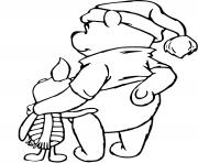 Coloriage Winnie the Pooh Piglet back view