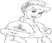 Coloriage Cinderella all dressed up