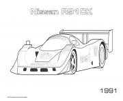 Coloriage Nissan R91ck 1991