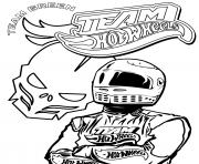 Coloriage Team Hot Wheels Driver
